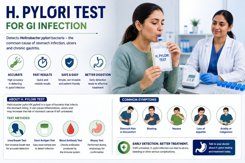 H Pylori Test For GI Infection jivan hospital